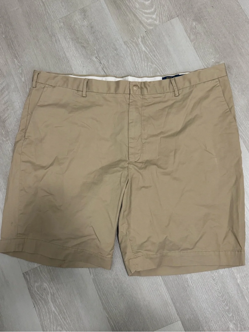 Polo by Ralph Lauren Beige Flat Front Shorts
